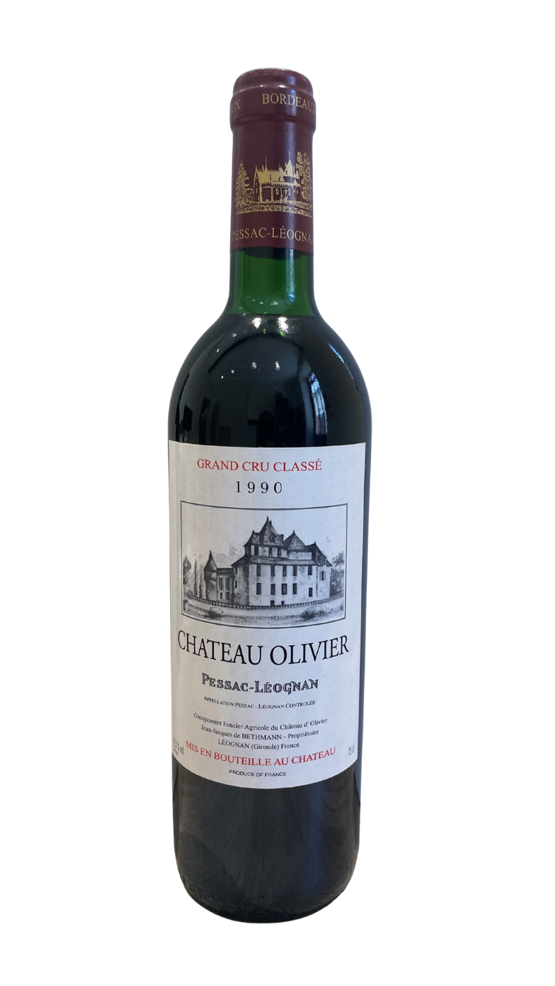 Château Olivier rouge 1990 Grand Cru Classé de Graves