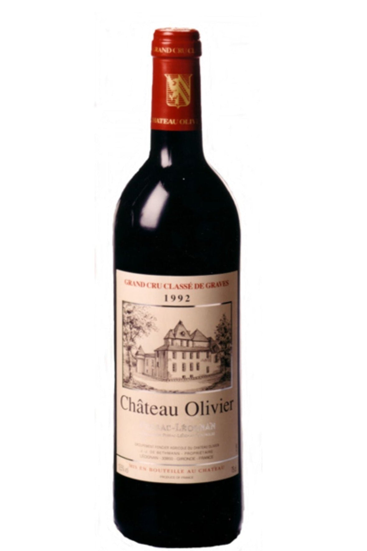 Château Olivier rouge 1990 Grand Cru Classé de Graves Magnum 1,5L