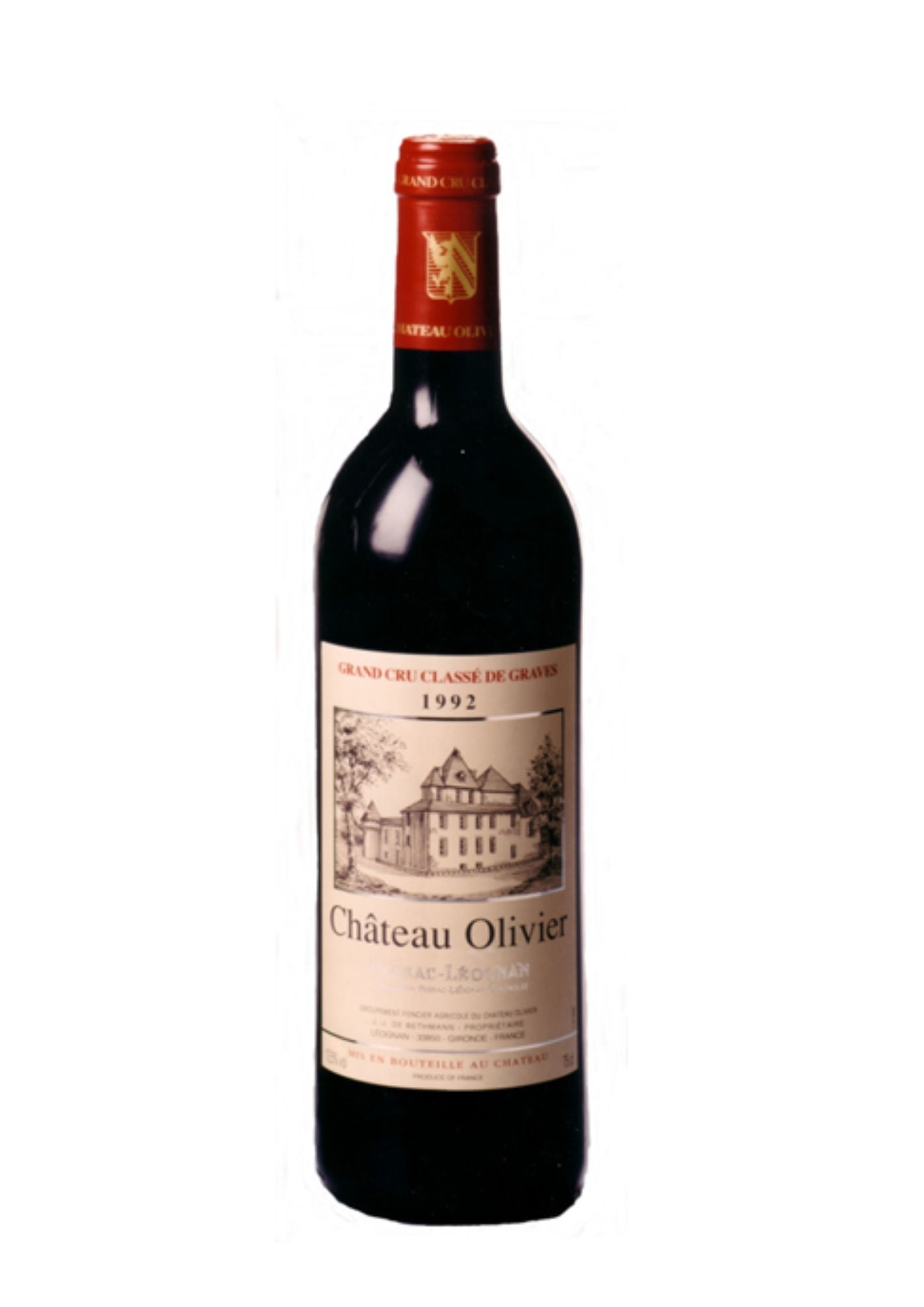 Château Olivier rouge 1990 Grand Cru Classé de Graves Magnum 1,5L